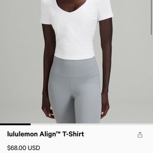 Lululemon White Align T-Shirt